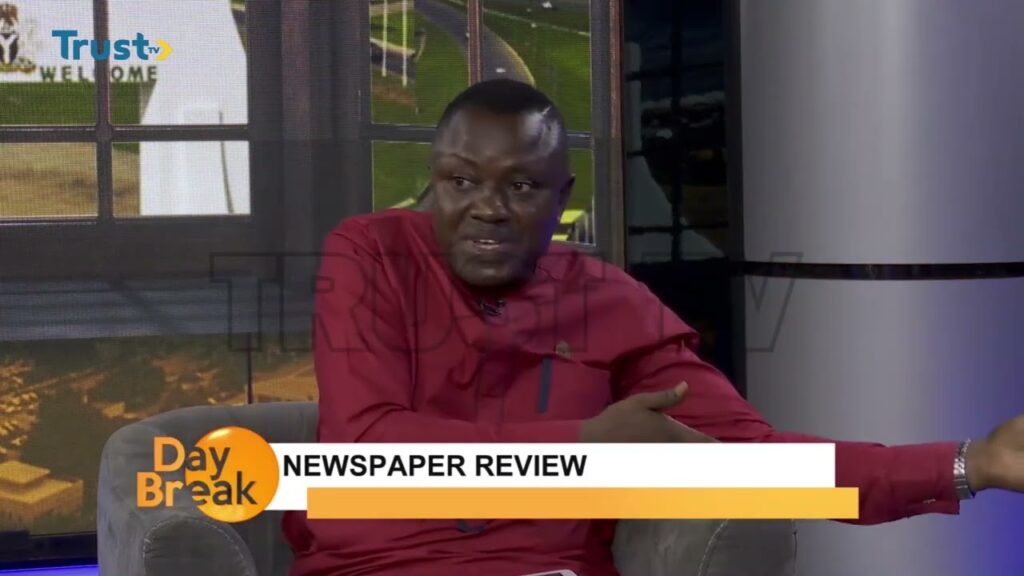 NEWSPAPER REVIEW ON DAYBREAK SHOW