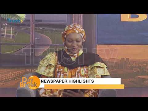 DAY BREAK SHOW: NEWSPAPER REVIEW
