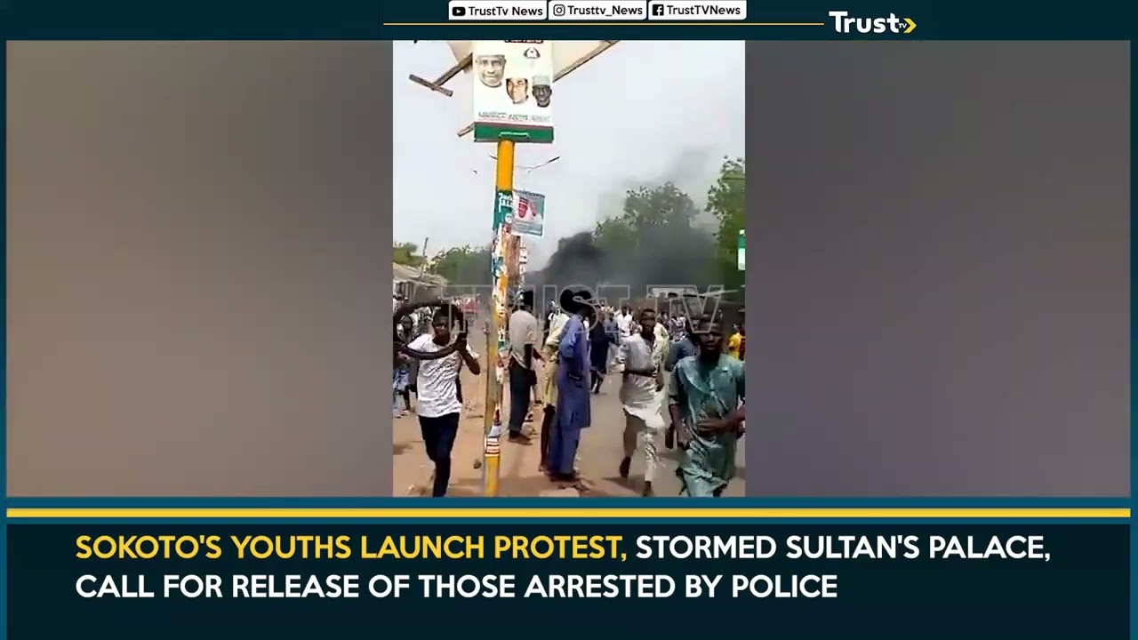 Sokoto’s Youths Launch Protest, Stormed Sultan’s Palace