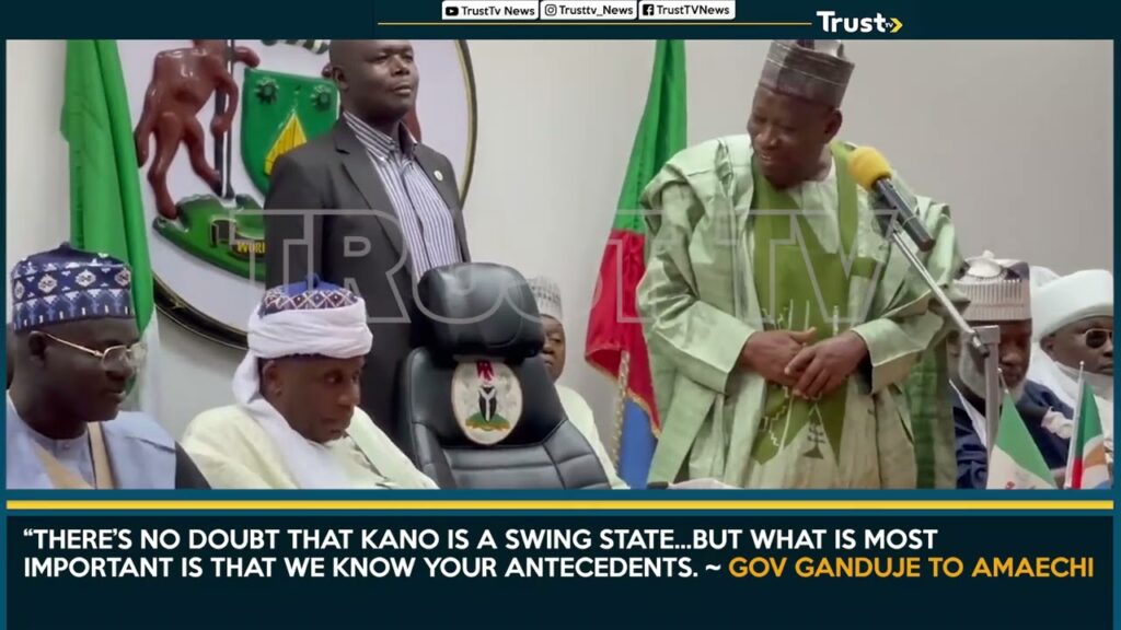 “There’s No Doubt That Kano Is A Swing State And We Know Your Antecedents” – Gov Ganduje To Amaechi