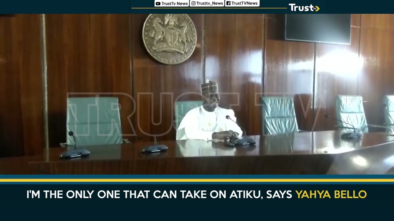 Yahya Bello declares, “I’m the only one who can take on Atiku.”