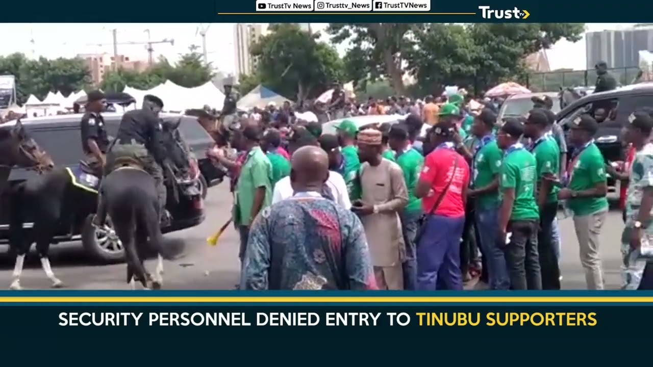 Security Personnel Denied Entry To Tinubu Supporters