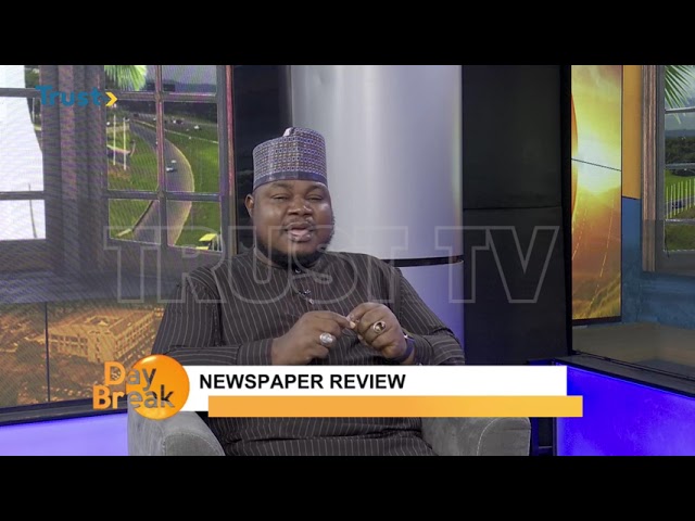 NEWSPAPER REVIEW ON DAYBREAK