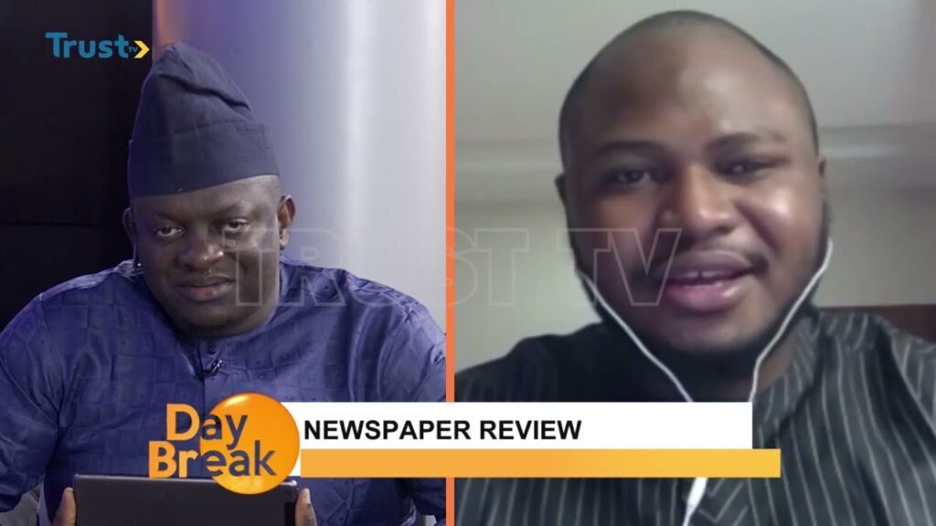 NEWSPAPER REVIEW ON DAYBREAK SHOW