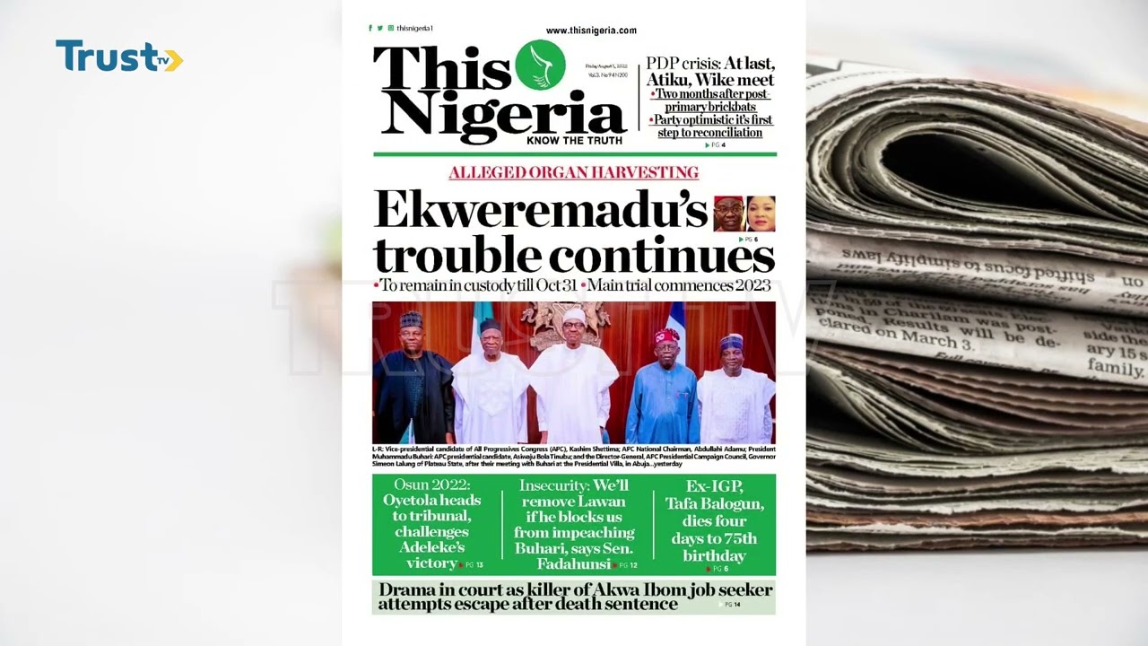 NEWSPAPER REVIEW ON DAYBREAK SHOW