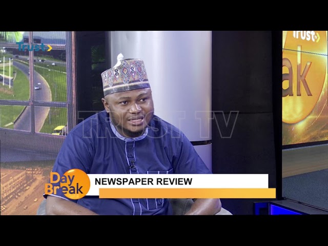 NEWSPAPER REVIEW ON DAYBREAK SHOW
