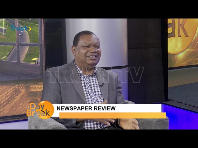 NEWSPAPER REVIEW ON DAYBREAK SHOW