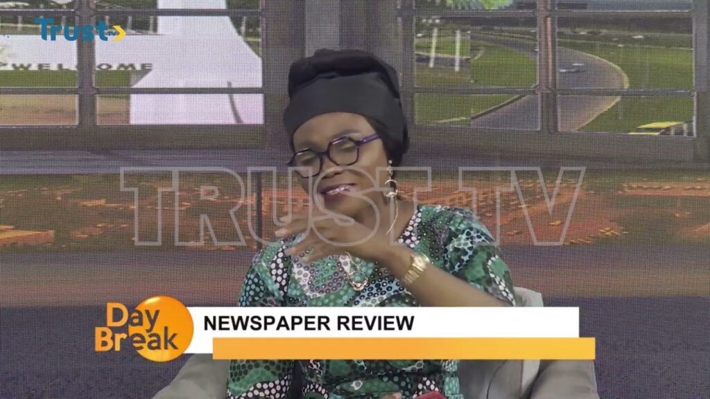 NEWSPAPER REVIEW ON DAYBREAK SHOW