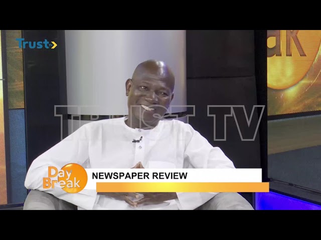 NEWSPAPER REVIEW ON DAYBREAK SHOW
