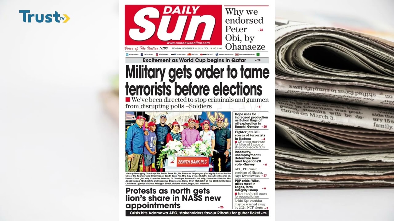 NEWSPAPER REVIEW ON DAYBREAK