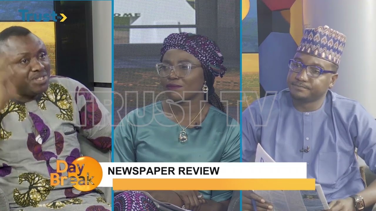 NEWSPAPER REVIEW ON DAYBREAK SHOW