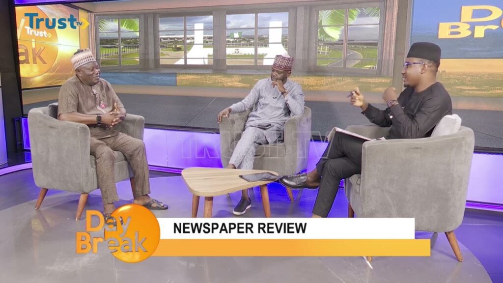 NEWSPAPER REVIEW ON DAYBREAK SHOW