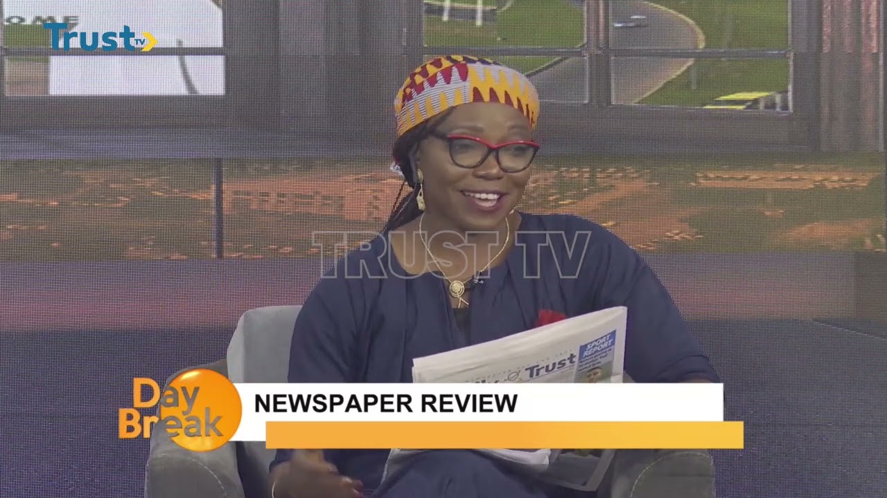 NEWSPAPER REVIEW ON DAYBREAK SHOW
