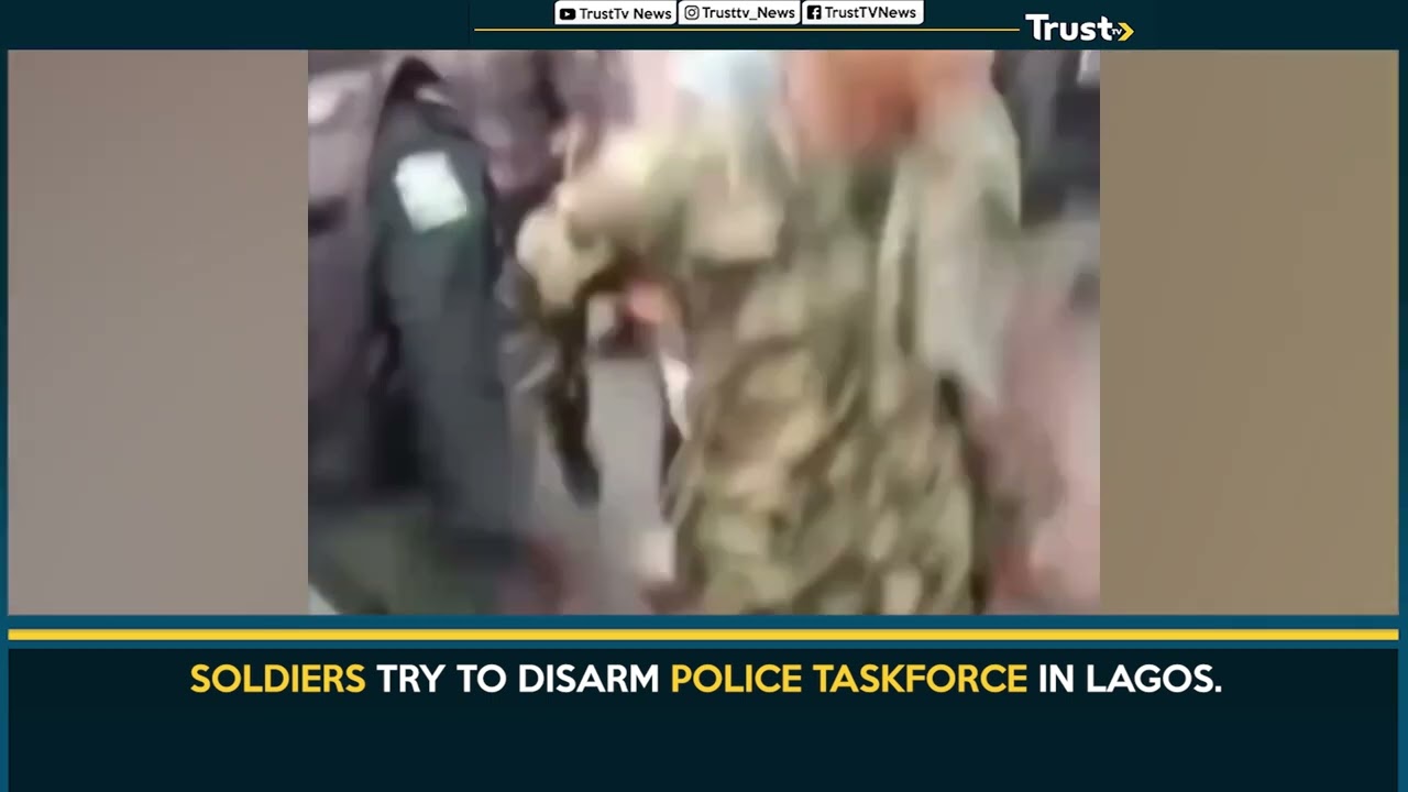 Soldiers Try To Disarm Police Taskforce In Lagos