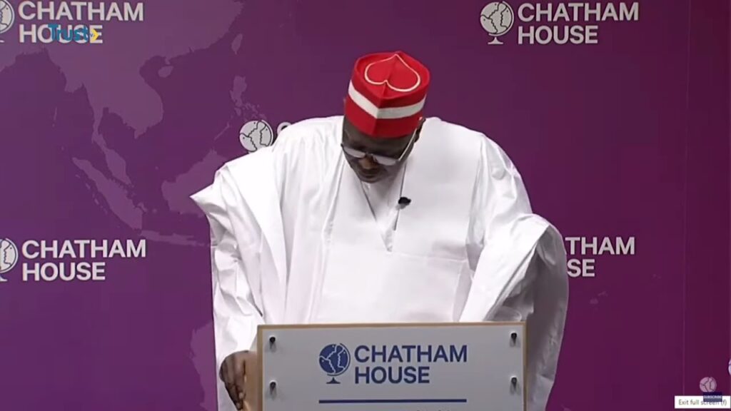 KWANKWASO SPEECH AT CHATAM HOUSE
