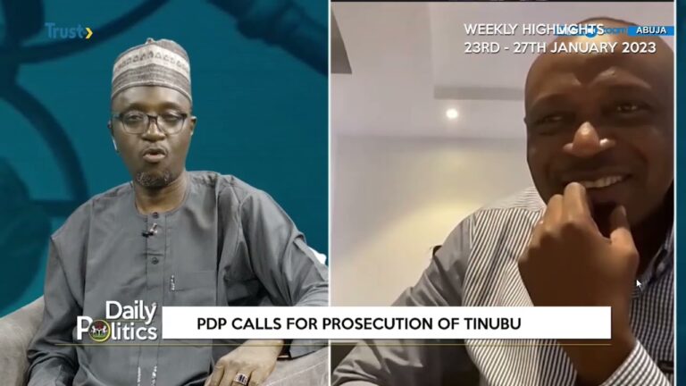 DAILY POLITICS HIGHLIGHTS: PDP Calls For Prosecution Of Tinubu + More