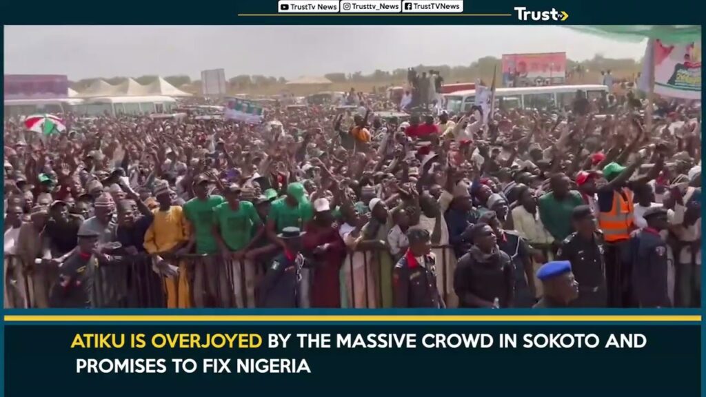 Atiku Is Overjoyed By The Massive Crowd In Sokoto And Promises To Fix Nigeria