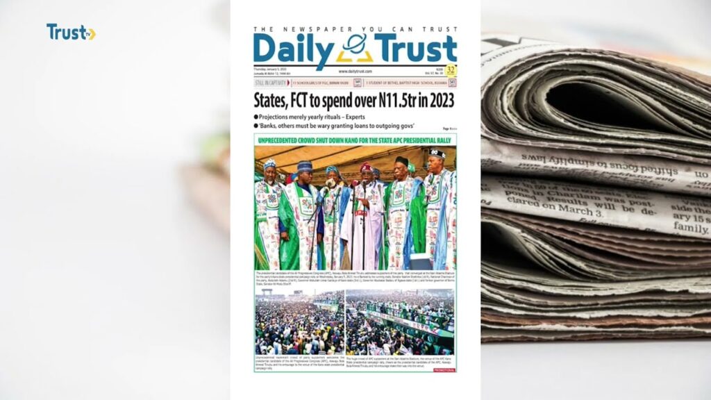 DAYBREAK SHOW: NEWSPAPER REVIEW 