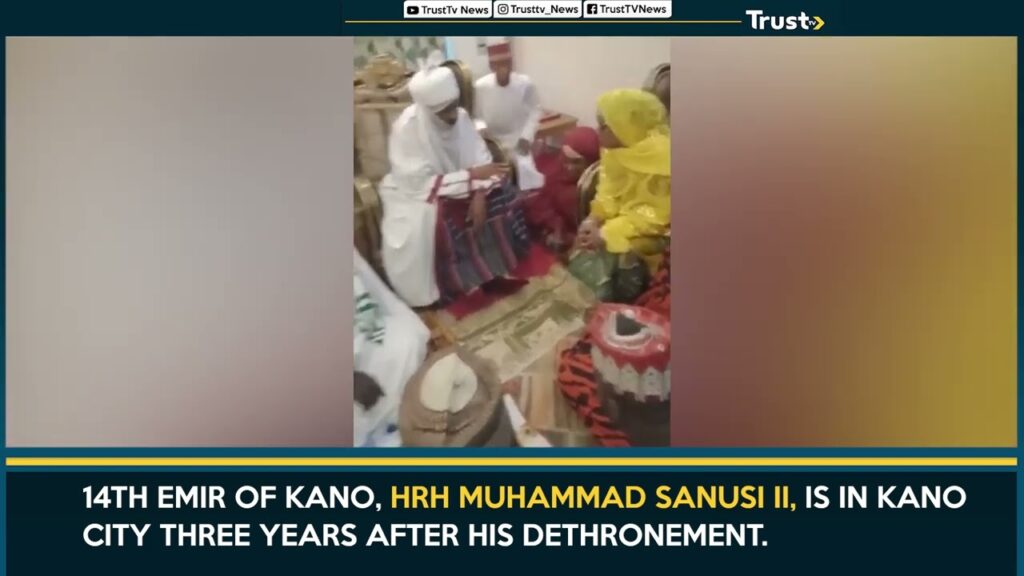 14th Emir Of Kano, HRH Muhammad Sanusi Ii, Is In Kano City Three Years After His Dethronement