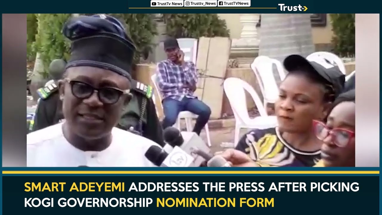 Smart Adeyemi Addresses The Press After Picking Kogi Governorship Nomination Form