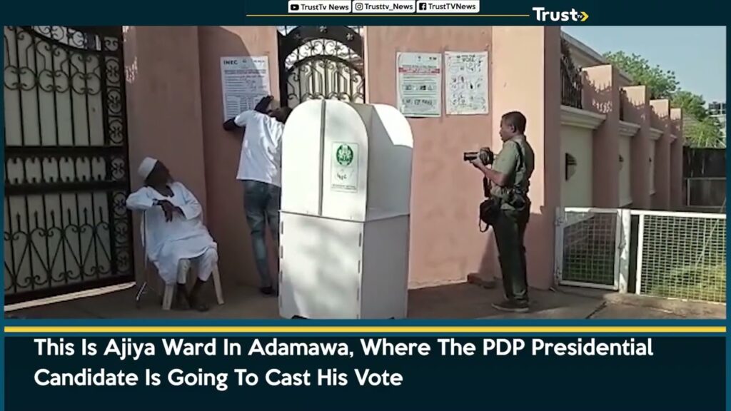 This Is Ajiya Ward In Adamawa, Where The PDP Presidential Candidate Is Going To Cast His Vote