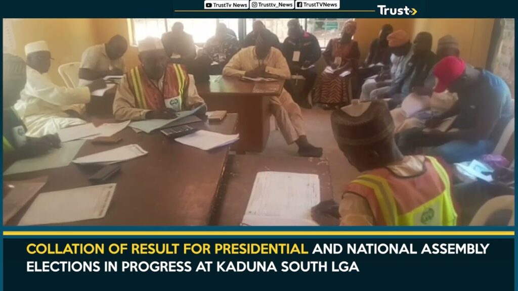 Collation Of Result For Presidential And National Assembly Elections In Progress At Kaduna South LGA