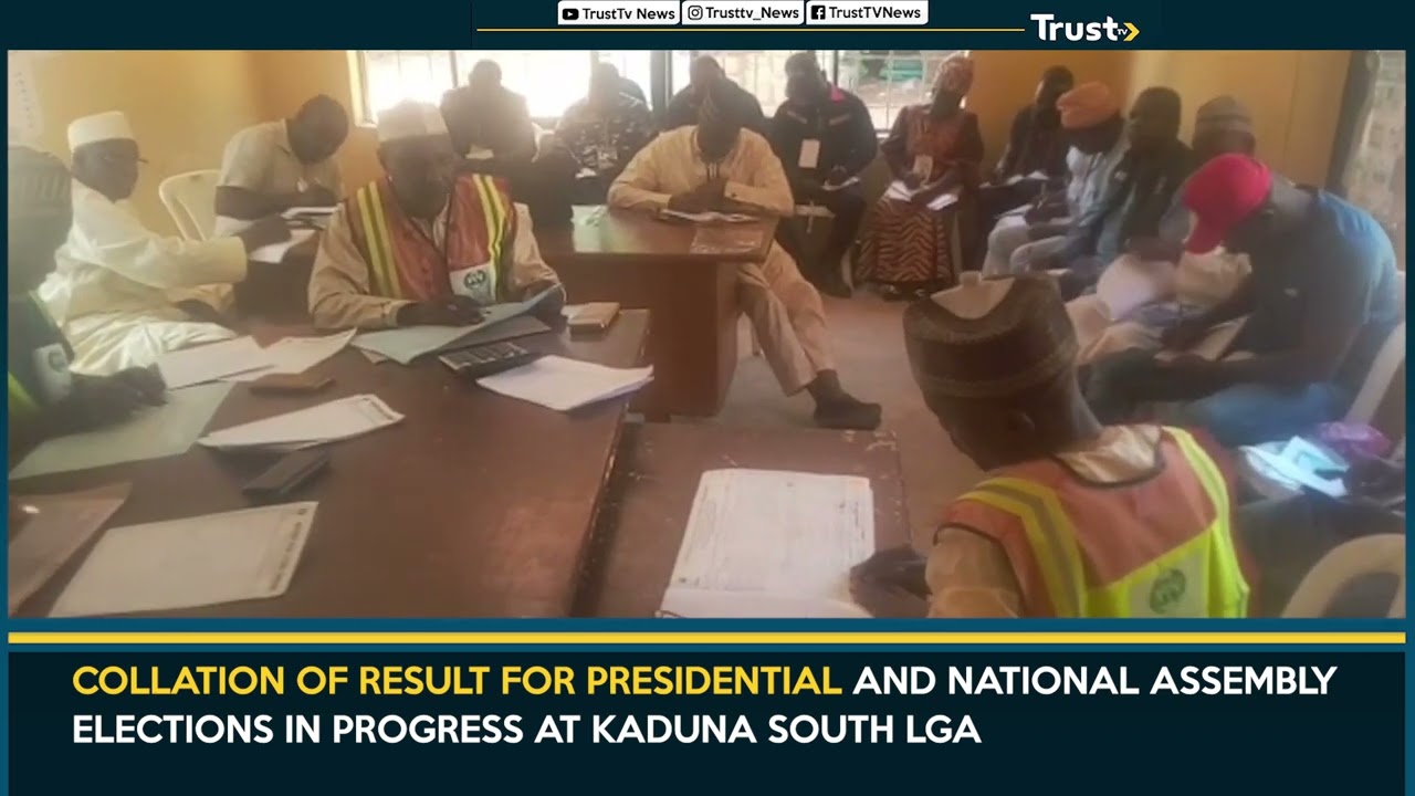 Collation Of Result For Presidential And National Assembly Elections In Progress At Kaduna South LGA