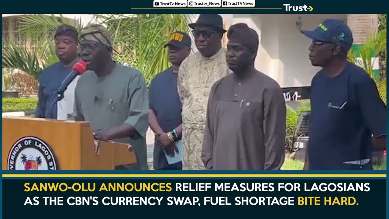 Sanwo olu Announces Relief Measures For Lagosians As The CBN’s Currency Swap Bite Hard