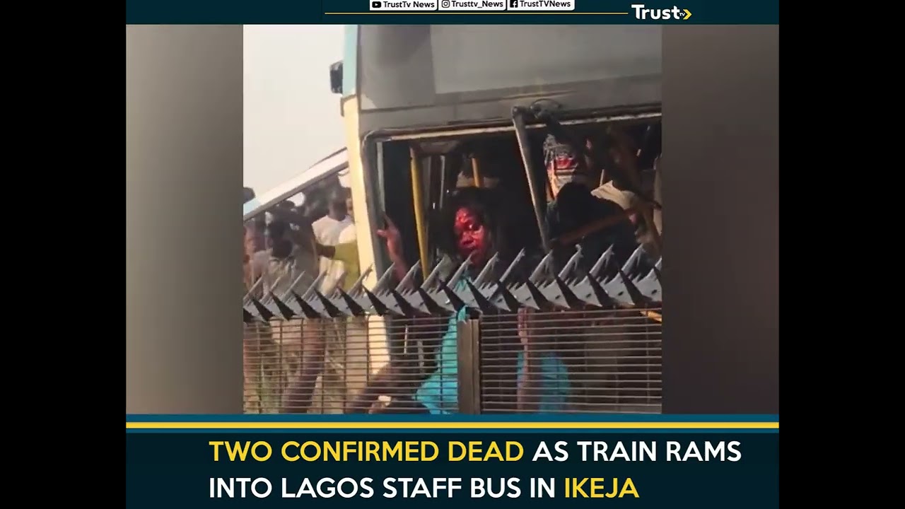 Two Confirmed Dead As Train Rams Into Lagos Staff Bus In Ikeja