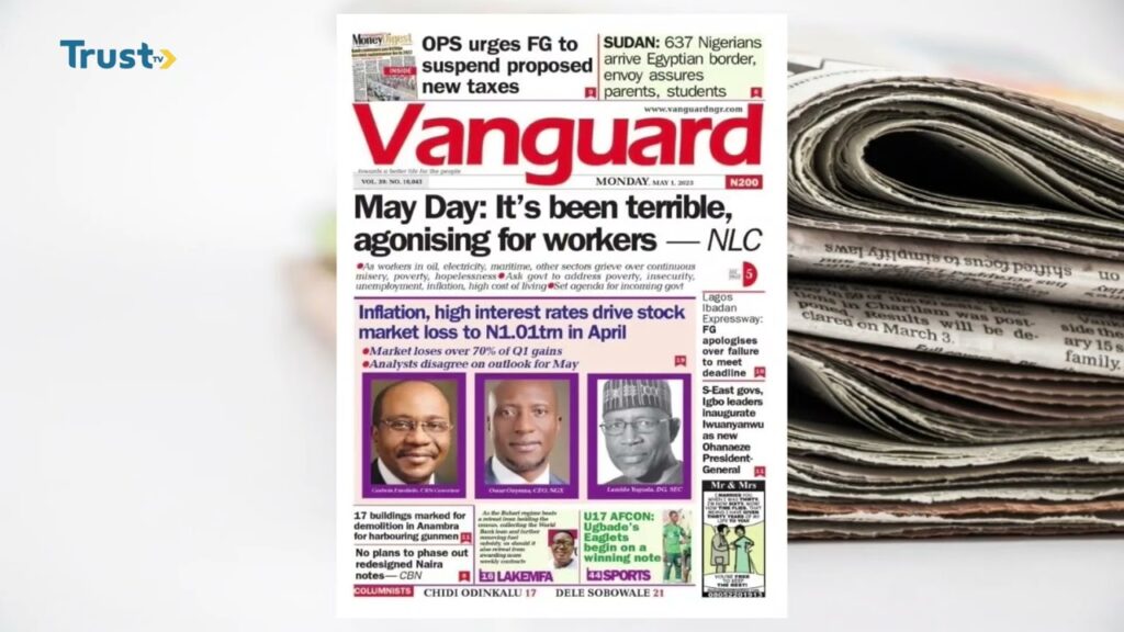 NEWSPAPER REVIEW ON DAYBREAK SHOW
