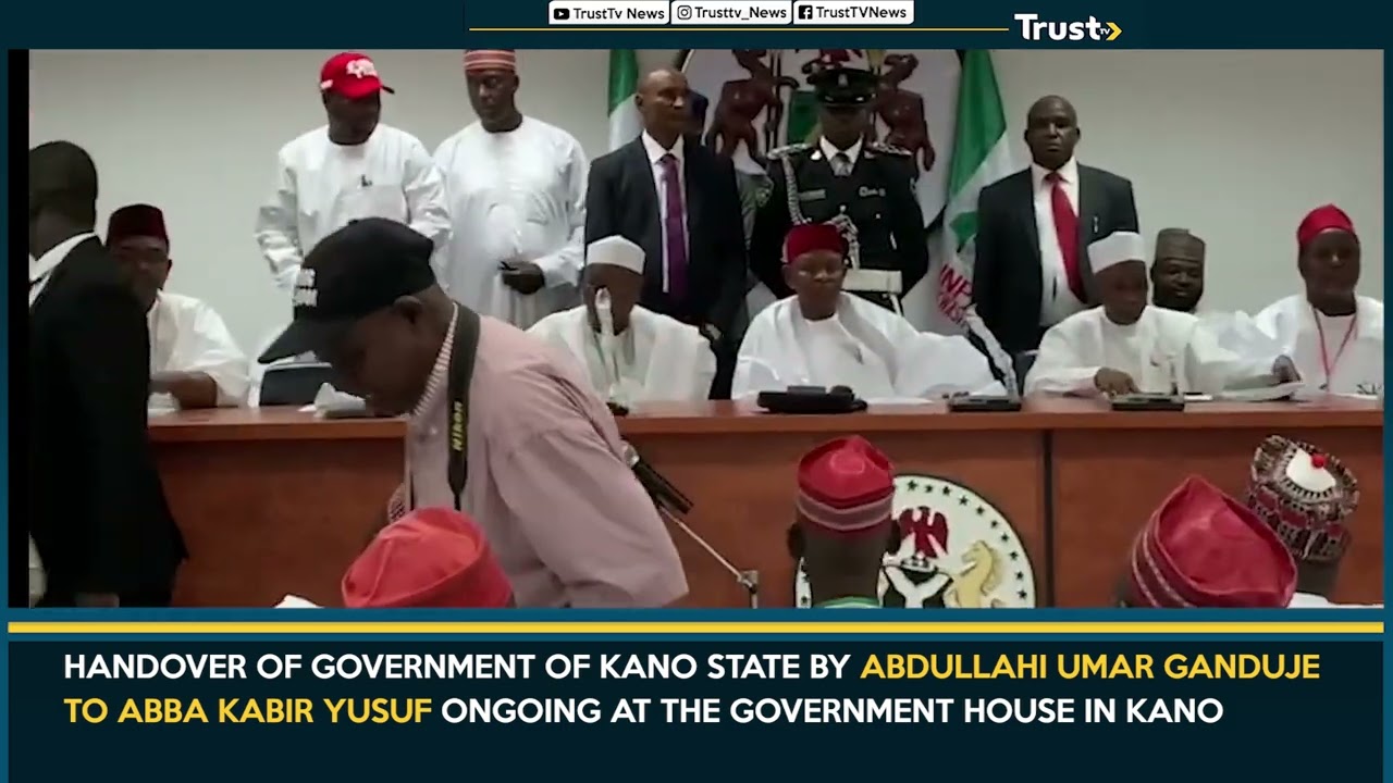 Handover Of Government Of Kano State By Abdullahi Umar Ganduje To Abba Kabir Yusuf