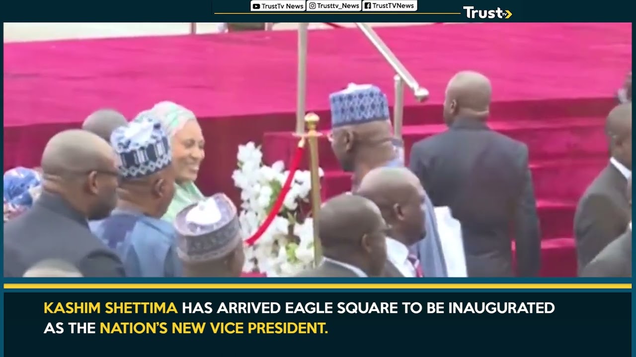 Kashim Shettima Has Arrived at Eagle Square To Be Inaugurated As The Nation’s New Vice President