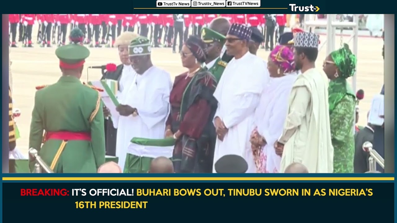 Buhari Bows Out, Tinubu Sworn In As Nigeria’s 16th President