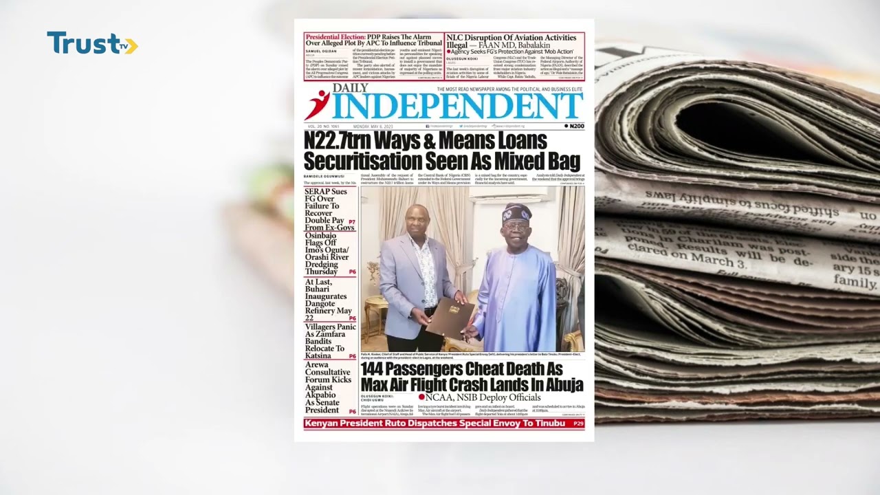 NEWSPAPER REVIEW ON DAYBREAK SHOW