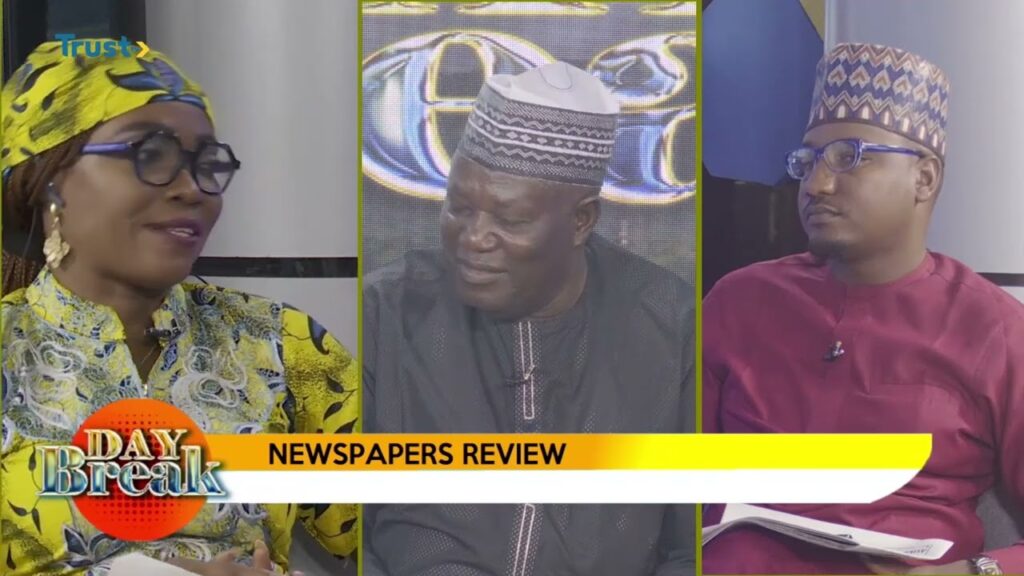 DAYBREAK SHOW: NEWSPAPER REVIEW