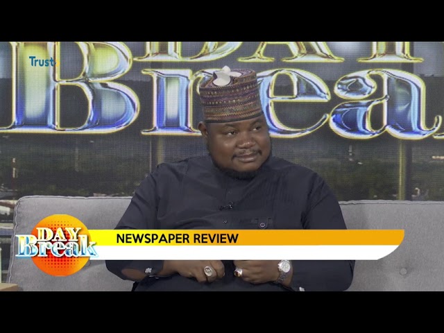 NEWSPAPER REVIEW ON DAYBREAK SHOW