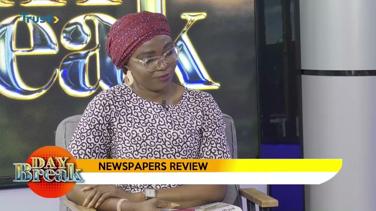 NEWSPAPER REVIEW ON DAYBREAK SHOW