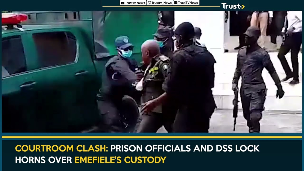 COURTROOM CLASH: PRISON OFFICIALS AND DSS LOCK HORNS OVER EMEFIELE’S CUSTODY