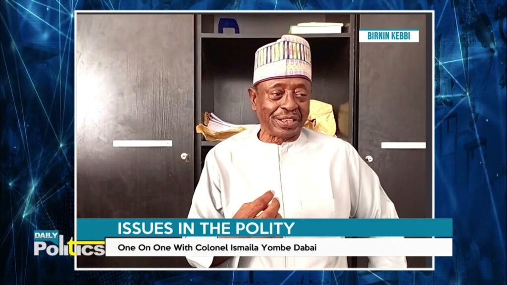 DAILY POLITICS: ISSUES IN THE POLITY;One On One With Colonel Ismaila Yombe Dabai 