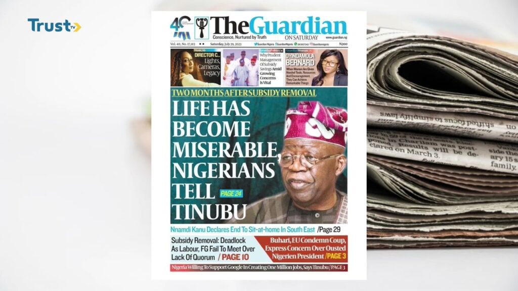 NEWSPAPER REVIEW ON DAYBREAK EXTRA