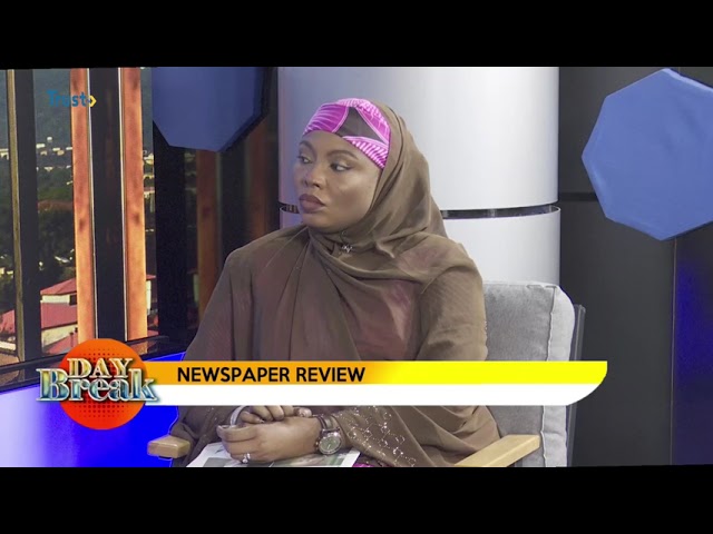 DAYBREAK SHOW: NEWSPAPER REVIEW