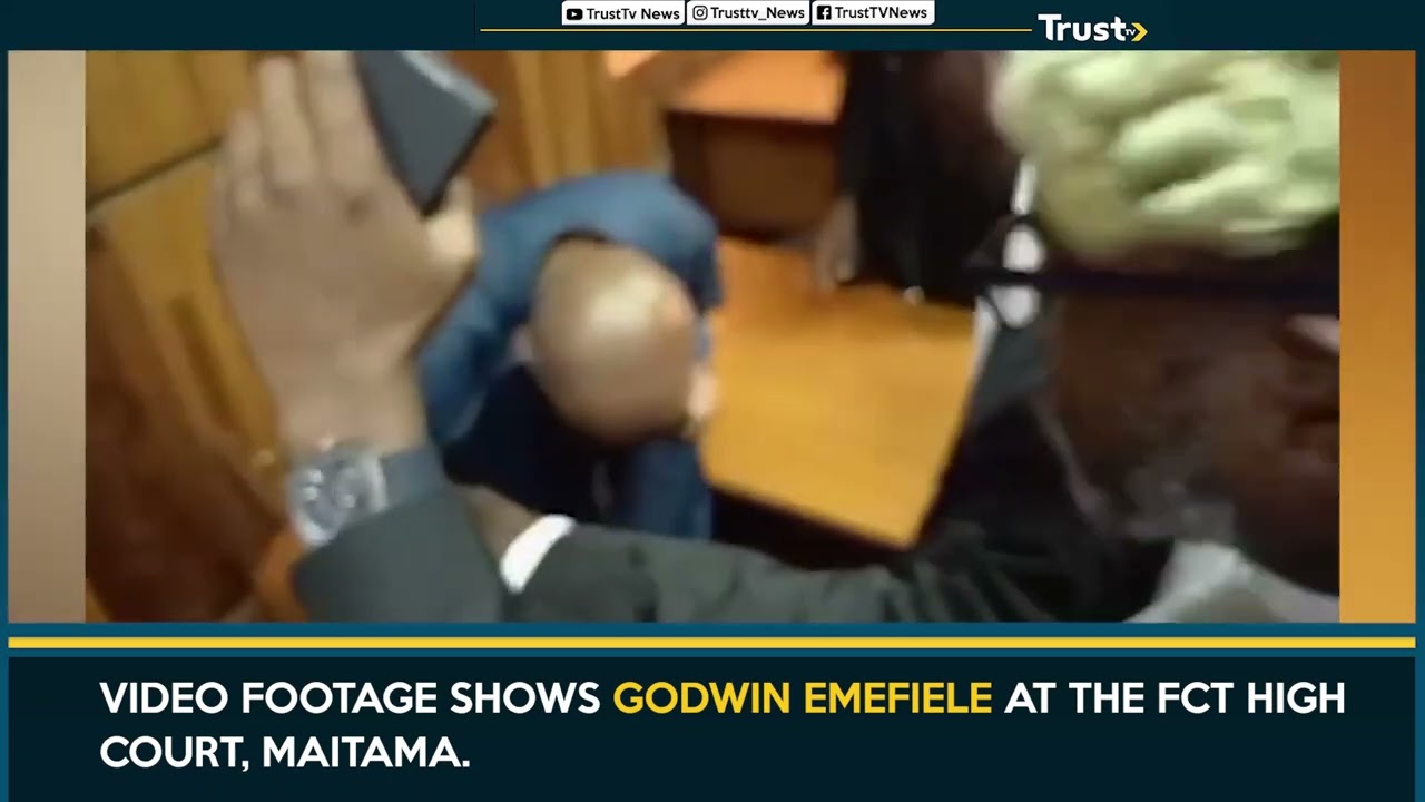 Godwin Emefiele At The FCT High Court, Maitama