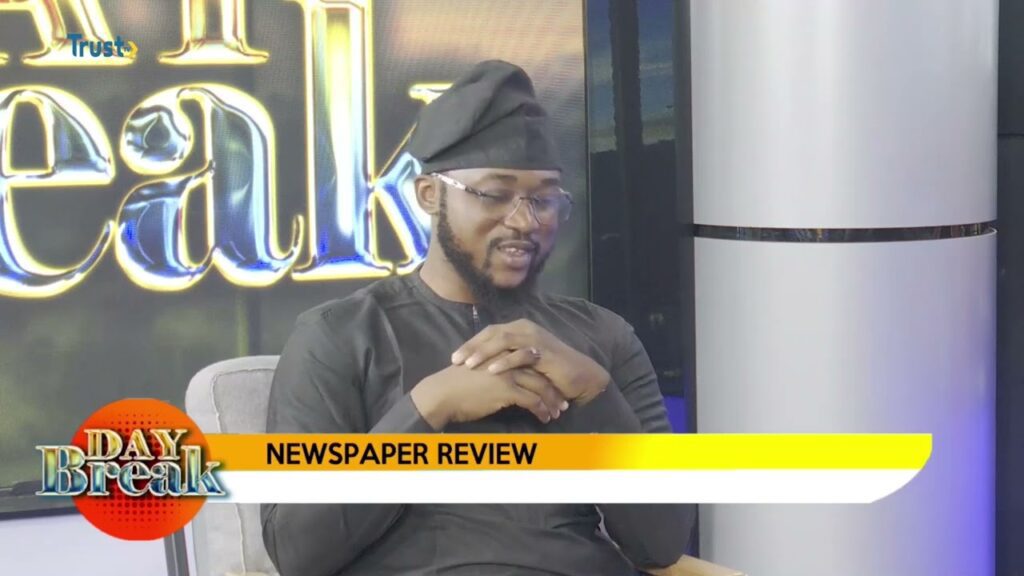 NEWSPAPER REVIEW ON DAYBREAK SHOW