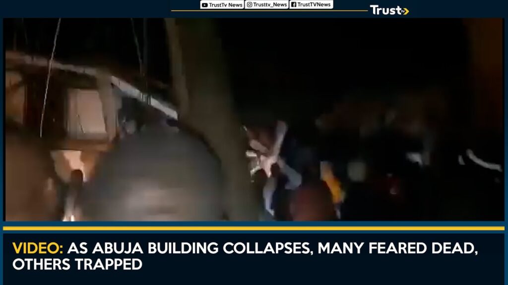 As Abuja Building Collapses, Many Feared Dead, Others Trapped
