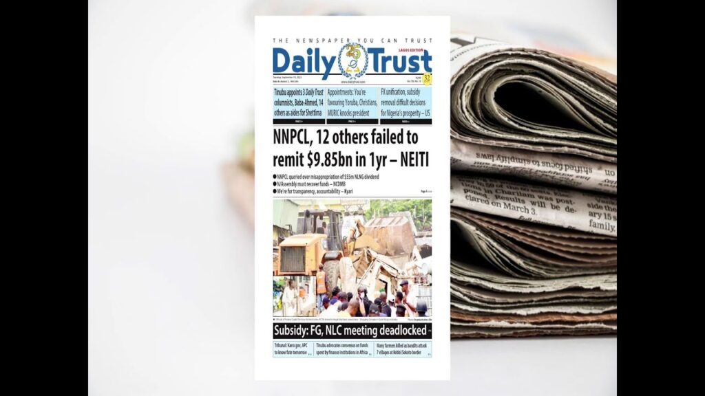 DAYBREAK SHOW: NEWSPAPER REVIEW