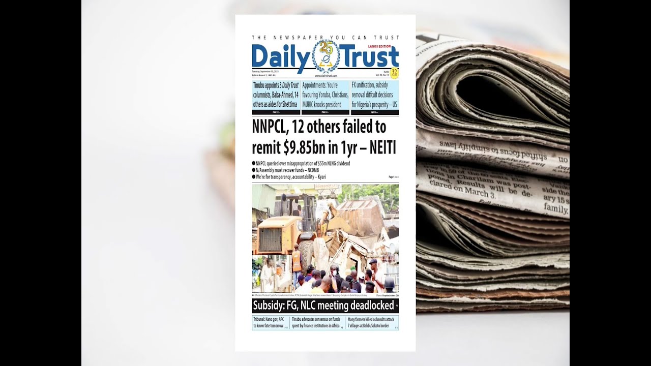 DAYBREAK SHOW: NEWSPAPER REVIEW