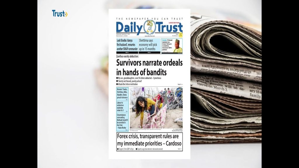 DAYBREAK SHOW: NEWSPAPER REVIEW