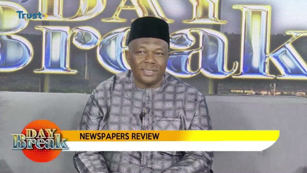 NEWSPAPER REVIEW ON DAYBREAK SHOW