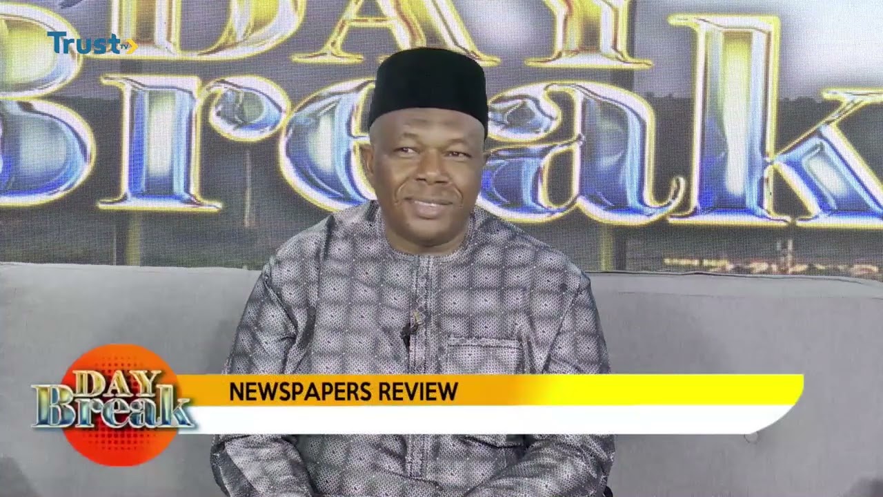 NEWSPAPER REVIEW ON DAYBREAK SHOW