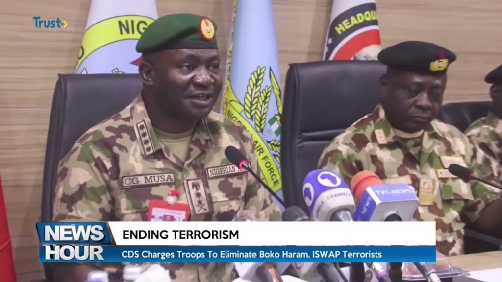 ICYMI: ENDING TERRORISM; CDS Charges Troops To Eliminate Boko Haram, ISWAP Terrorists